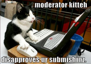 reddit moderator cat 1 300x212 - The Top 10 Mistakes New Redditors Make